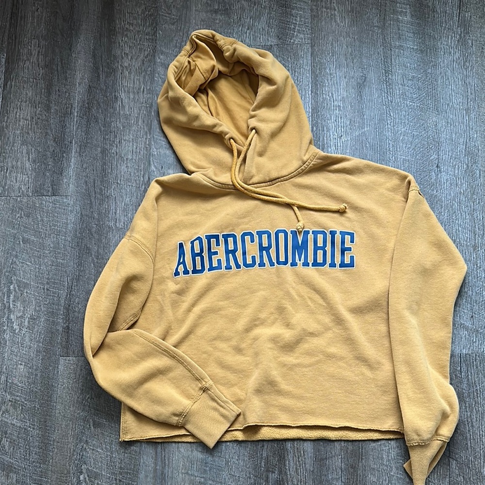 Abercrombie Mustard Yellow Hoodie